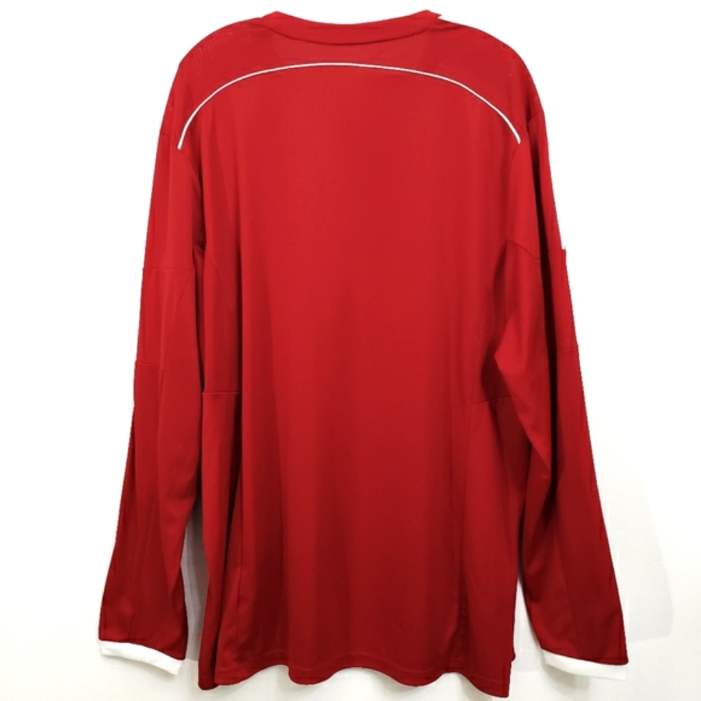 Nwot Set of  2 Adidas Climacool Jerseys Black & Red Striped Longsleeve A… - Picture 8 of 16
